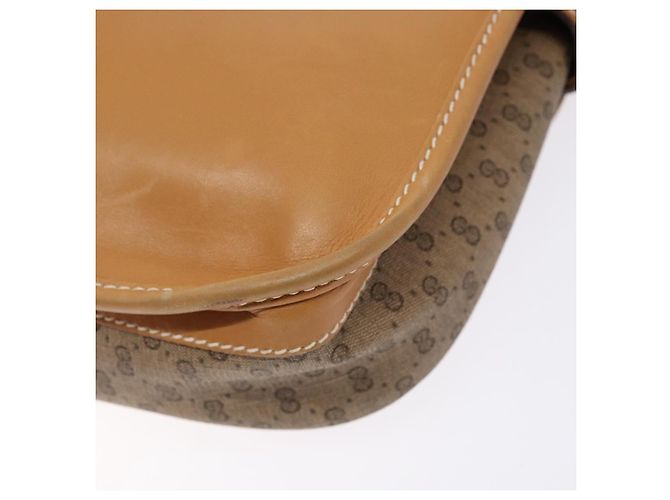 Gucci Bolso de Hombro Micro GG Supreme PVC Beige Dorado Auth ki5939 - vista 16