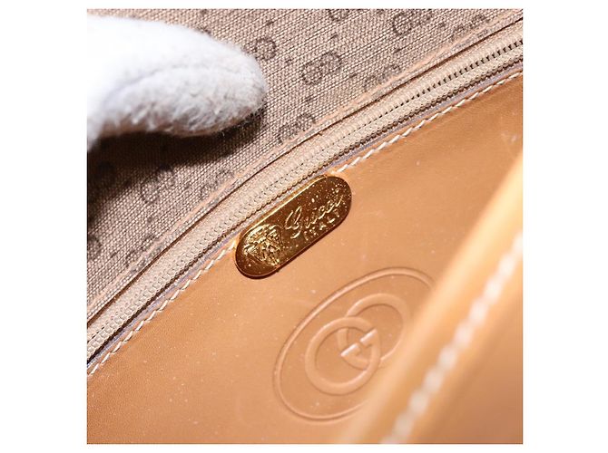 Gucci Bolso de Hombro Micro GG Supreme PVC Beige Dorado Auth ki5939 - vista 18