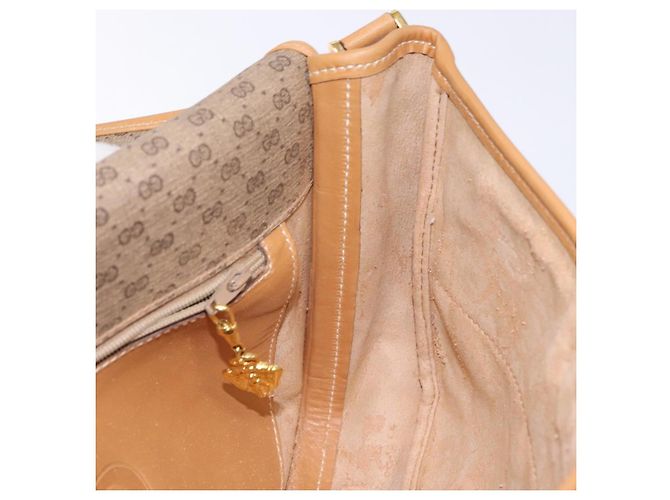 Gucci Bolso de Hombro Micro GG Supreme PVC Beige Dorado Auth ki5939 - vista 19