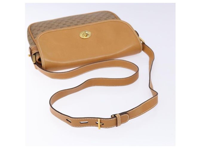 Gucci Bolso de Hombro Micro GG Supreme PVC Beige Dorado Auth ki5939 - vista 7