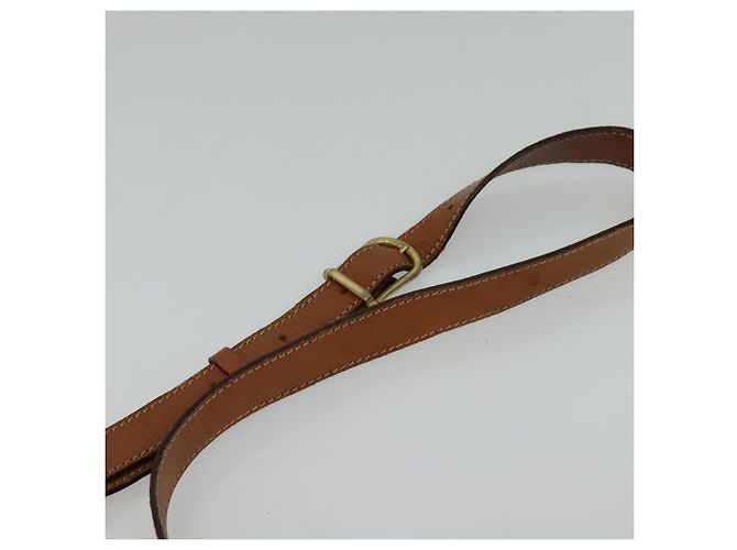 Céline Borsa a Spalla in Tela Macadam CELINE PVC Beige Oro Auth 136803 D'oro - vista 8