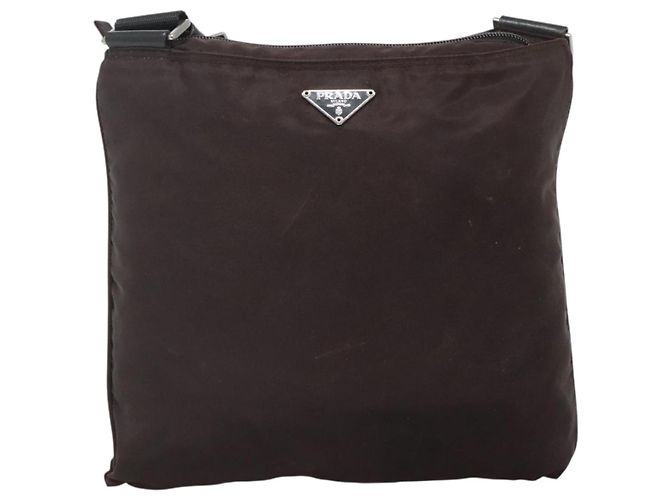 Borsa a Spalla PRADA Nylon Nero Argento Autentica 137625 - vista 13