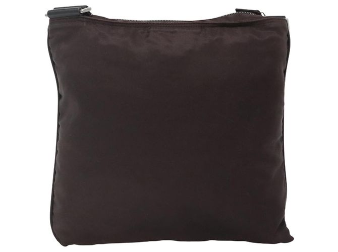 Borsa a Spalla PRADA Nylon Nero Argento Autentica 137625 - vista 2