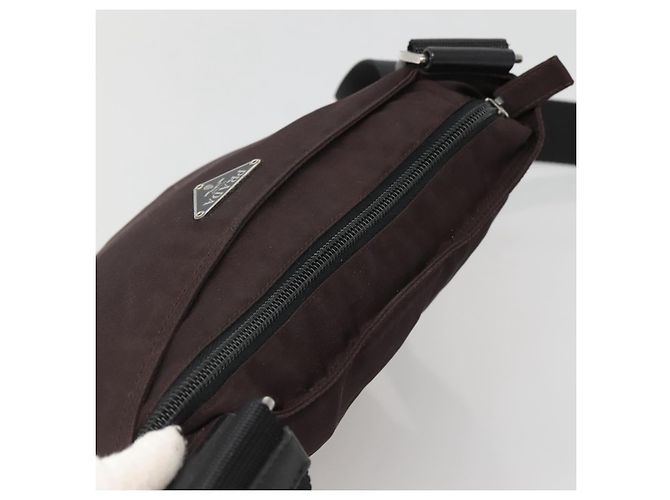 Borsa a Spalla PRADA Nylon Nero Argento Autentica 137625 - vista 6