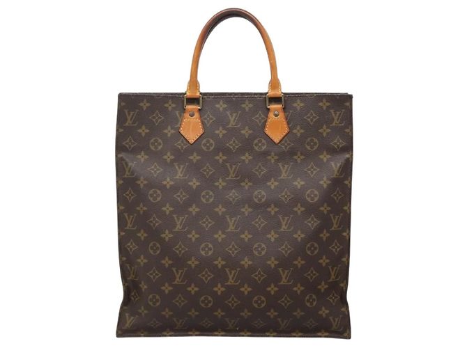 LOUIS VUITTON Borsa Sac Plat Monogram M51140 LV Auth 138172 Monogramma - vista 13