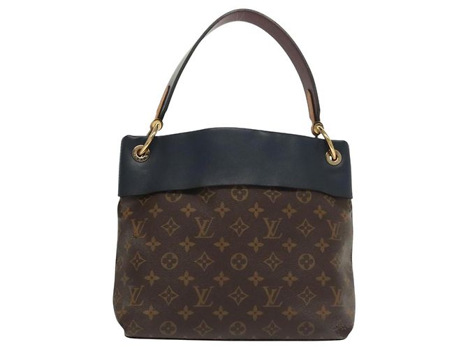 LOUIS VUITTON Monogram Tuile Reevess Schultertasche 2way M43441 LV Auth 129721 Monogramm - Ansicht 2