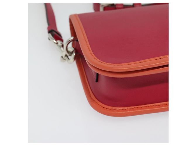 LOEWE Borsa a Spalla Ines Pelle Rosa Argento Auth 138557 - vista 15