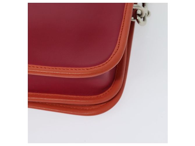 LOEWE Borsa a Spalla Ines Pelle Rosa Argento Auth 138557 - vista 17