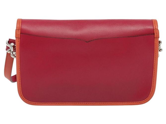 LOEWE Borsa a Spalla Ines Pelle Rosa Argento Auth 138557 - vista 2