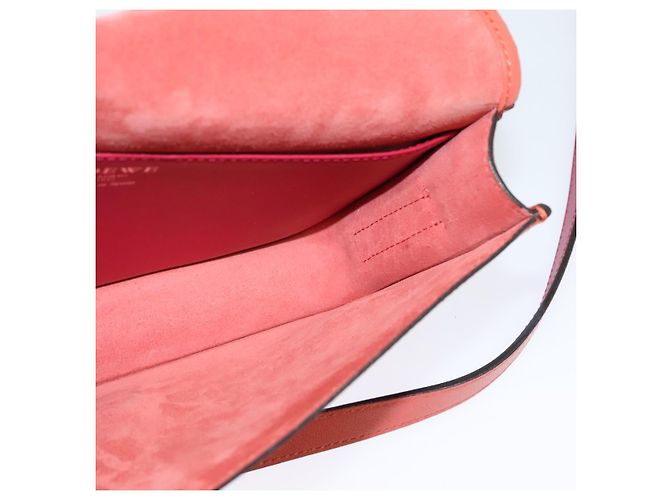 LOEWE Borsa a Spalla Ines Pelle Rosa Argento Auth 138557 - vista 21