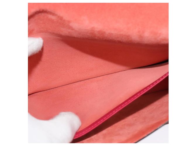 LOEWE Borsa a Spalla Ines Pelle Rosa Argento Auth 138557 - vista 23