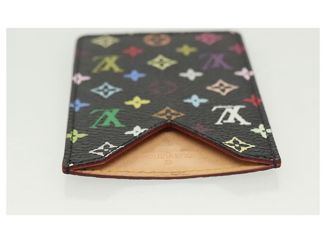 LOUIS VUITTON Multicolor Etui Miroir Hand Mirror Black M92651 LV Auth 137389 - view 8