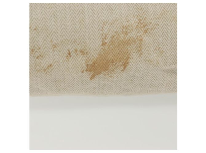 Hermès HERMES Borsa a mano Buggy in tela beige argento Auth 135703 - vista 6
