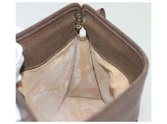 GUCCI Clutch Micro GG Supreme PVC Beige 67 039 5465 Auth 133508 - vista 11