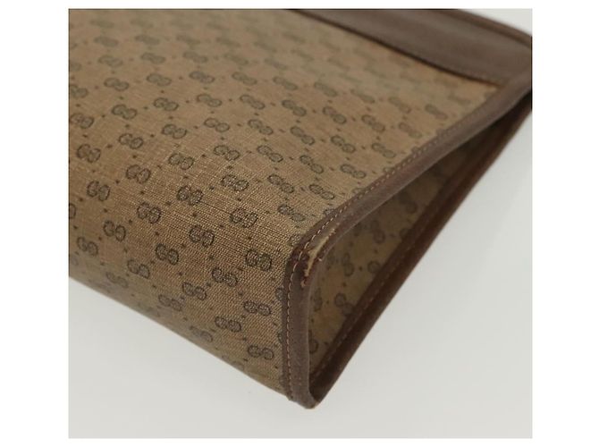 GUCCI Clutch Micro GG Supreme PVC Beige 67 039 5465 Auth 133508 - vista 14