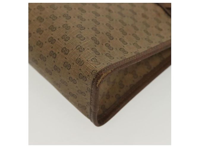 GUCCI Clutch Micro GG Supreme PVC Beige 67 039 5465 Auth 133508 - vista 16