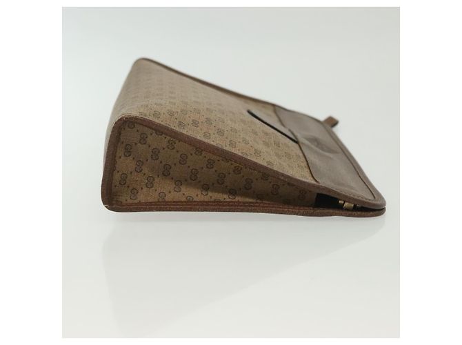 GUCCI Clutch Micro GG Supreme PVC Beige 67 039 5465 Auth 133508 - vista 3