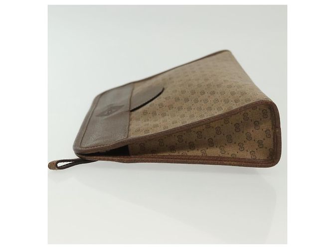 GUCCI Clutch Micro GG Supreme PVC Beige 67 039 5465 Auth 133508 - vista 4