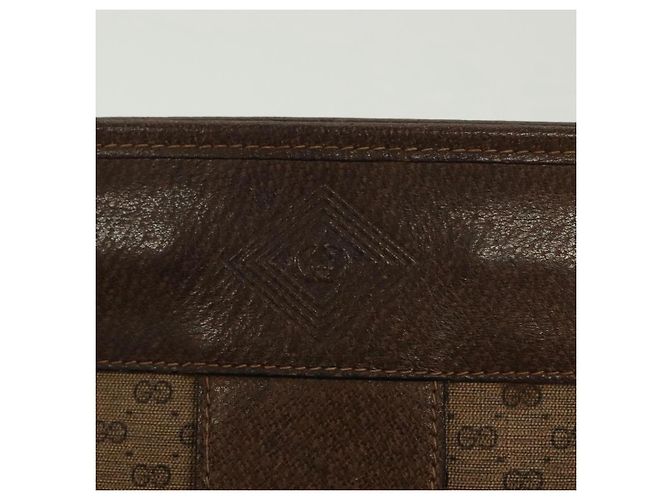 GUCCI Clutch Micro GG Supreme PVC Beige 67 039 5465 Auth 133508 - vista 9