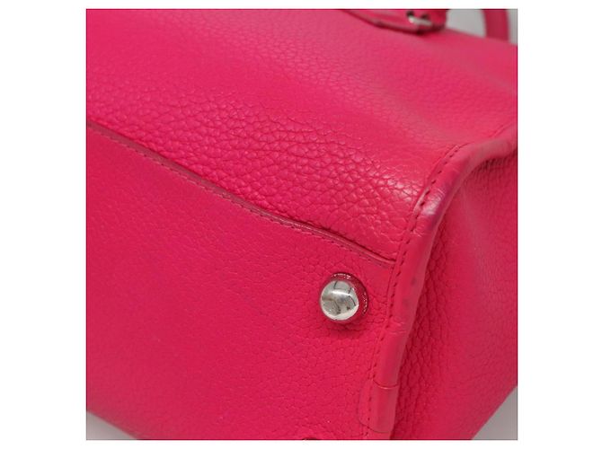 Borsa a Spalla LOEWE in Pelle Rosa Argento Autentica 138559 - vista 15