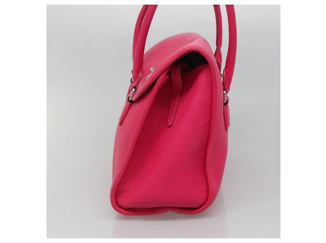 Borsa a Spalla LOEWE in Pelle Rosa Argento Autentica 138559 - vista 4