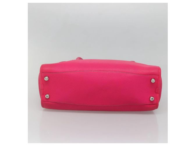 Borsa a Spalla LOEWE in Pelle Rosa Argento Autentica 138559 - vista 5