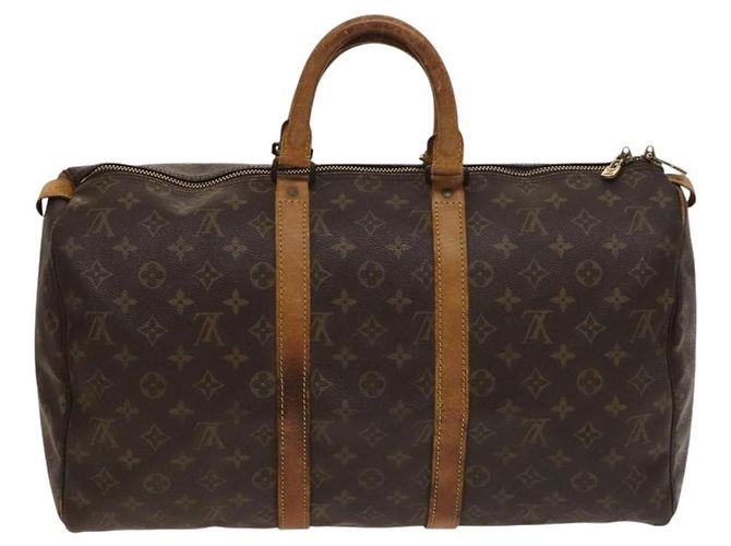 LOUIS VUITTON Borsa Boston Monogram Keepall 45 M41428 LV Auth 138602 Monogramma - vista 2