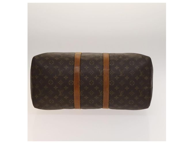 LOUIS VUITTON Borsa Boston Monogram Keepall 45 M41428 LV Auth 138602 Monogramma - vista 5