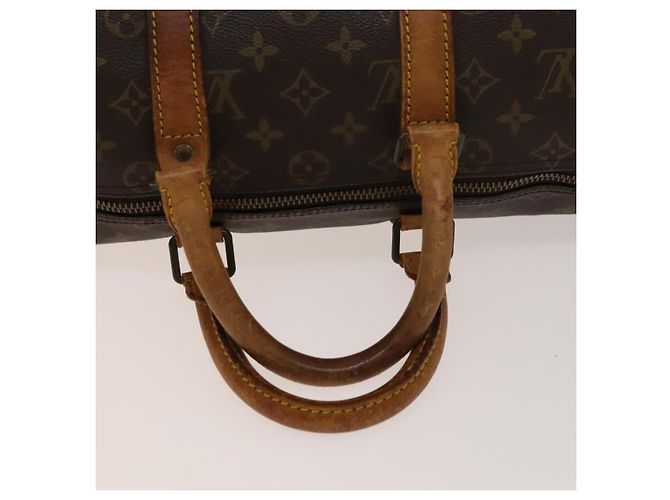 LOUIS VUITTON Borsa Boston Monogram Keepall 45 M41428 LV Auth 138602 Monogramma - vista 7