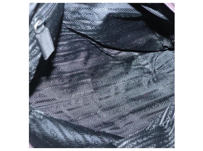 PRADA Borsa a mano in nylon viola argento Auth ki5886 Porpora - vista 11