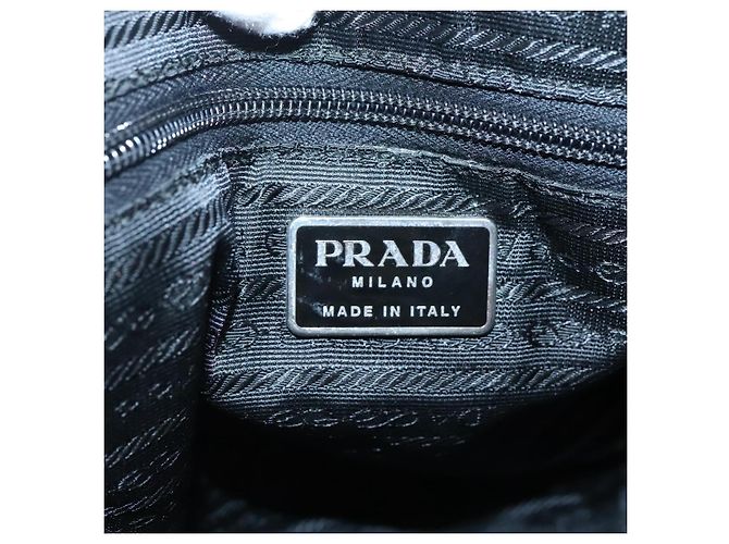 PRADA Borsa a mano in nylon viola argento Auth ki5886 Porpora - vista 18
