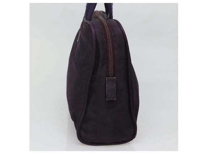 PRADA Borsa a mano in nylon viola argento Auth ki5886 Porpora - vista 4