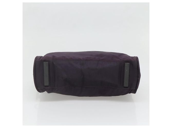 PRADA Borsa a mano in nylon viola argento Auth ki5886 Porpora - vista 5