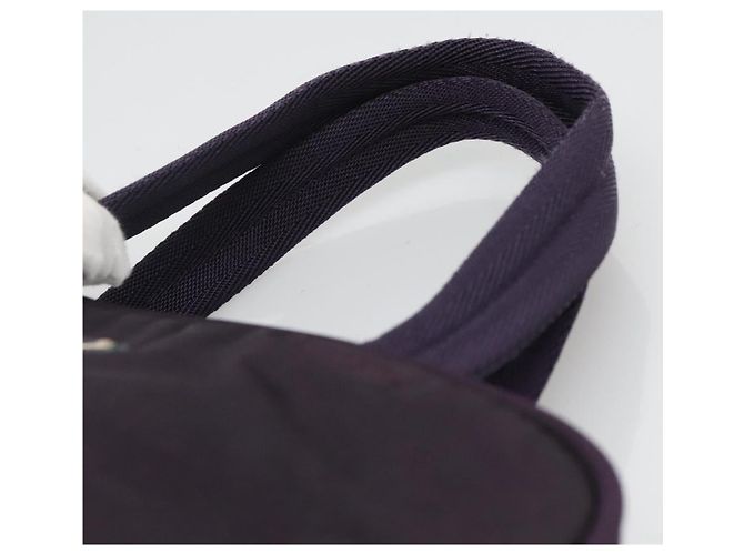 PRADA Borsa a mano in nylon viola argento Auth ki5886 Porpora - vista 8