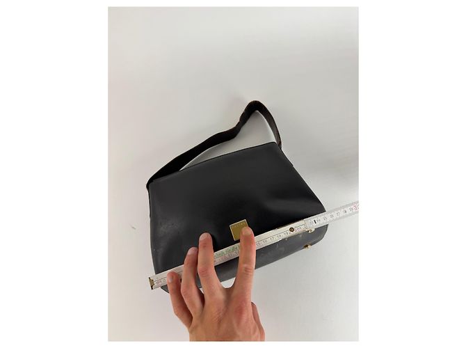 Céline Vintage Celine Ledertasche braun - Ansicht 13