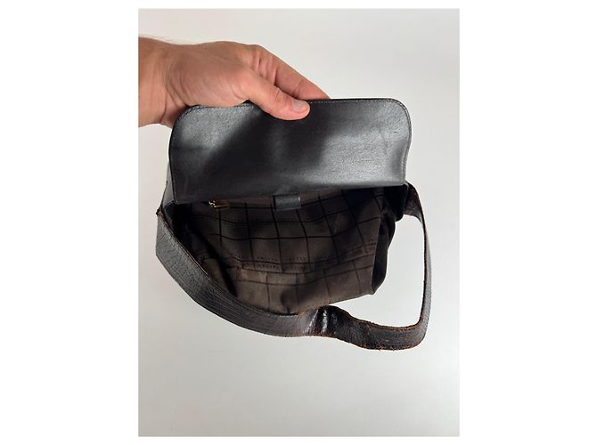 Céline Vintage Celine Ledertasche braun - Ansicht 3