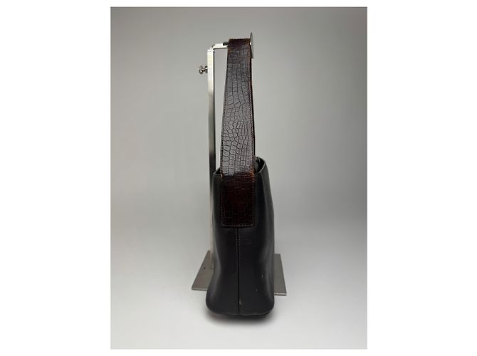 Céline Vintage Celine Ledertasche braun - Ansicht 6