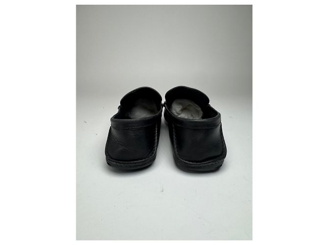Mocassini in pelle Horsebit vintage Gucci neri EU41 per uomo Nero - vista 4
