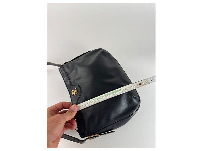 Vintage Givenchy 4G Ledertasche schwarz - Ansicht 13