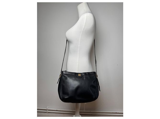Vintage Givenchy 4G Ledertasche schwarz - Ansicht 7