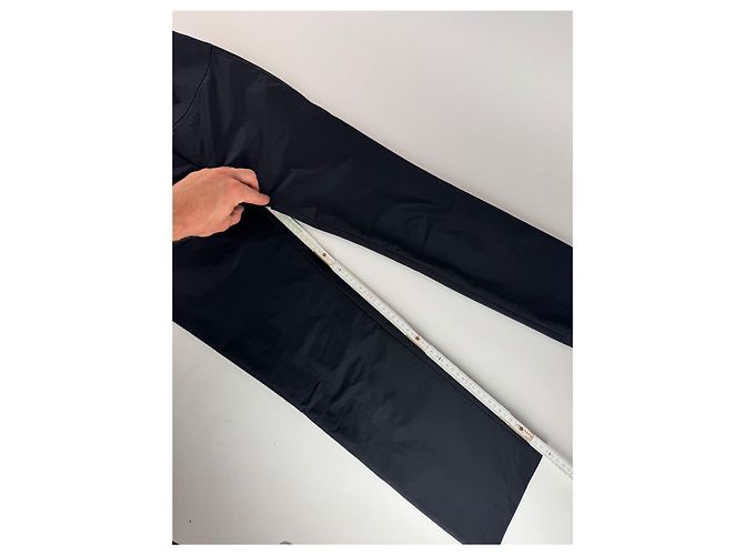 Vintage Issey Miyake Polyesterhose schwarz S Marineblau - Ansicht 4