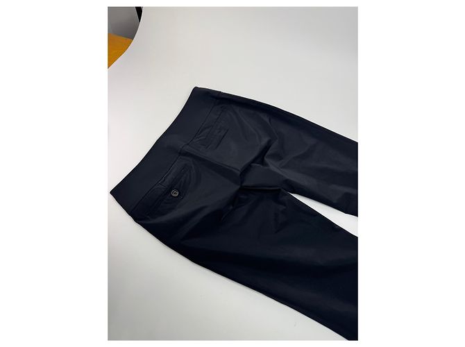 Vintage Issey Miyake Polyesterhose schwarz S Marineblau - Ansicht 8