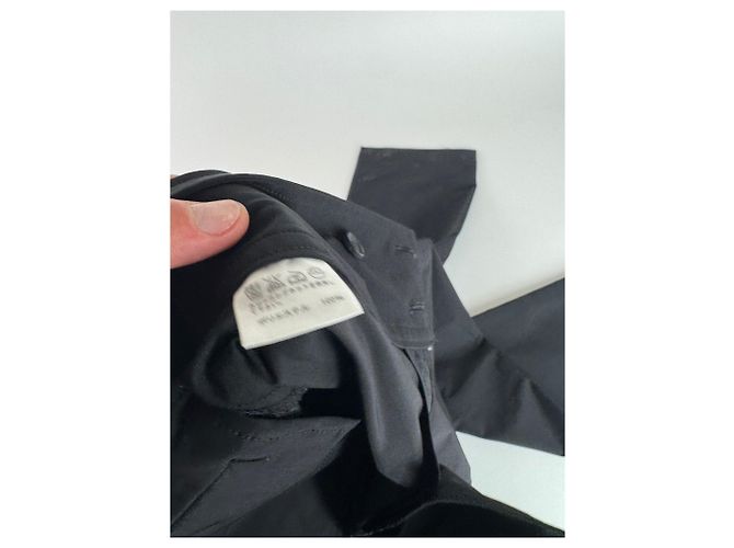 Vintage Issey Miyake Polyesterhose schwarz S Marineblau - Ansicht 9