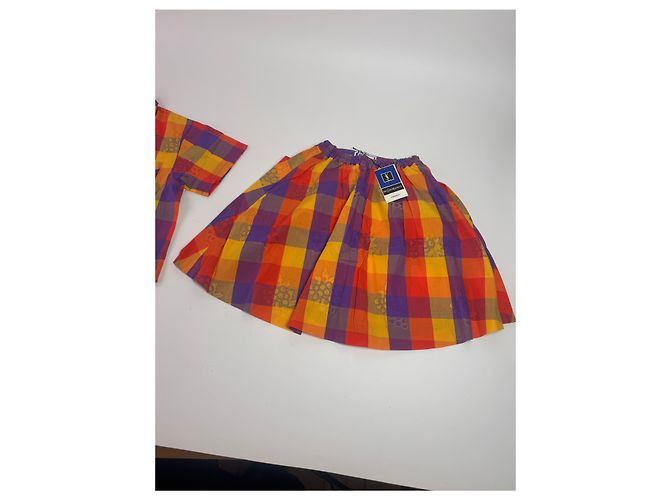 Vintage Yves Saint Laurent Karierter Twin Set Mehrfarben - Ansicht 15