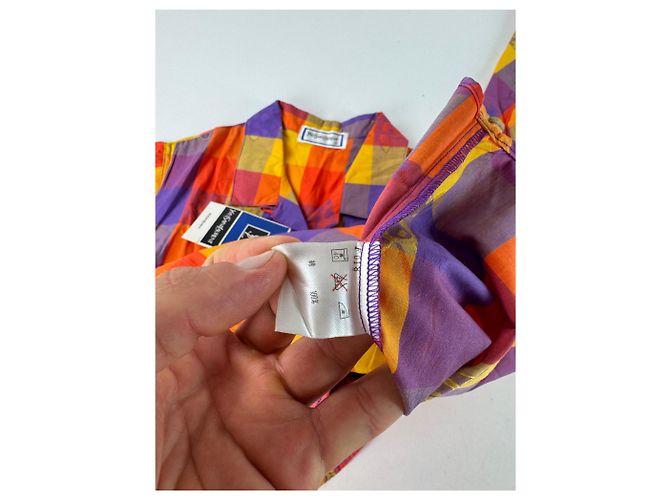 Vintage Yves Saint Laurent Karierter Twin Set Mehrfarben - Ansicht 8