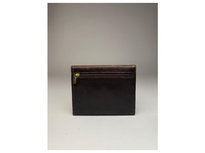 Vintage Loewe Suede / leather Card Holder Brown - view 2