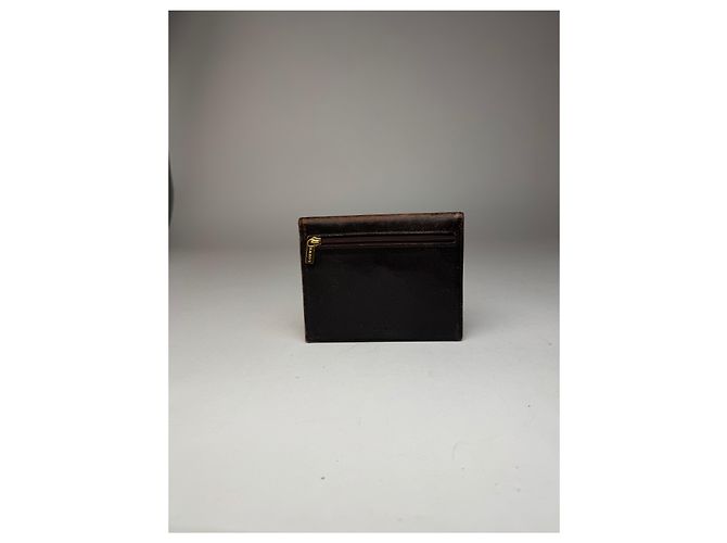 Vintage Loewe Suede / leather Card Holder Brown - view 4