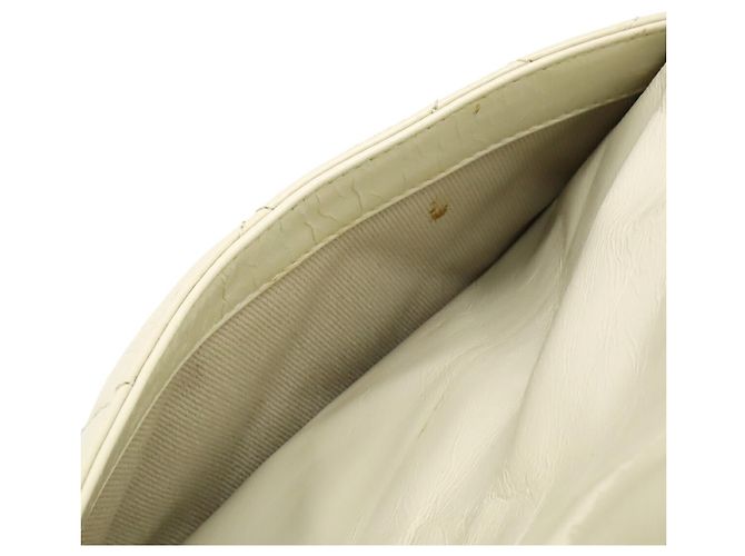 Chanel Deauville Medium Tote MM Schultertasche Weiß - Ansicht 10