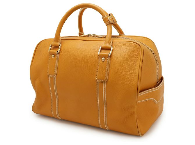 Borsa Boston Carryall Tobaco Louis Vuitton Giallo - vista 3
