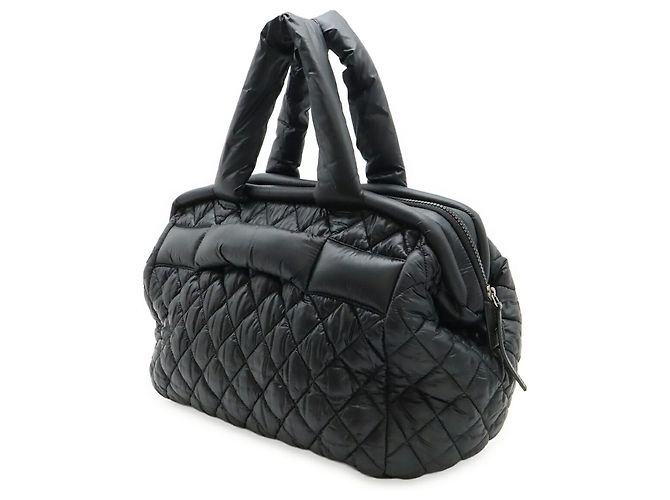 Borsa a mano Chanel Coco Cocoon Mark Nero - vista 3